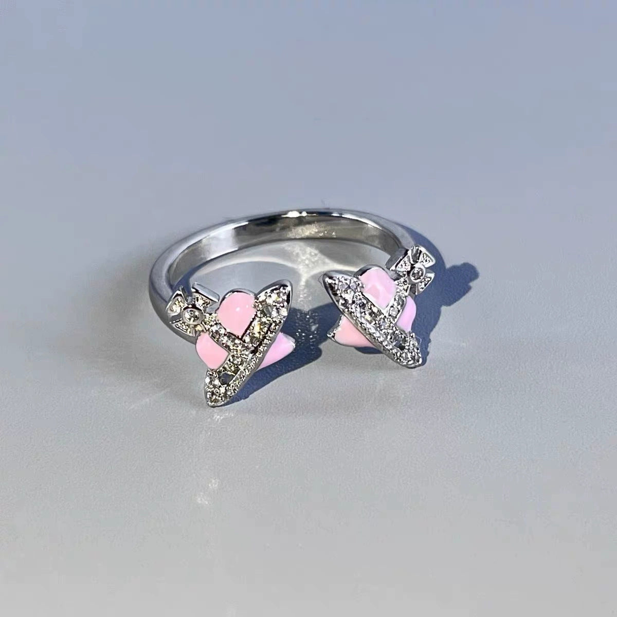 Niche Personality Saturn Double Planet Female Rings