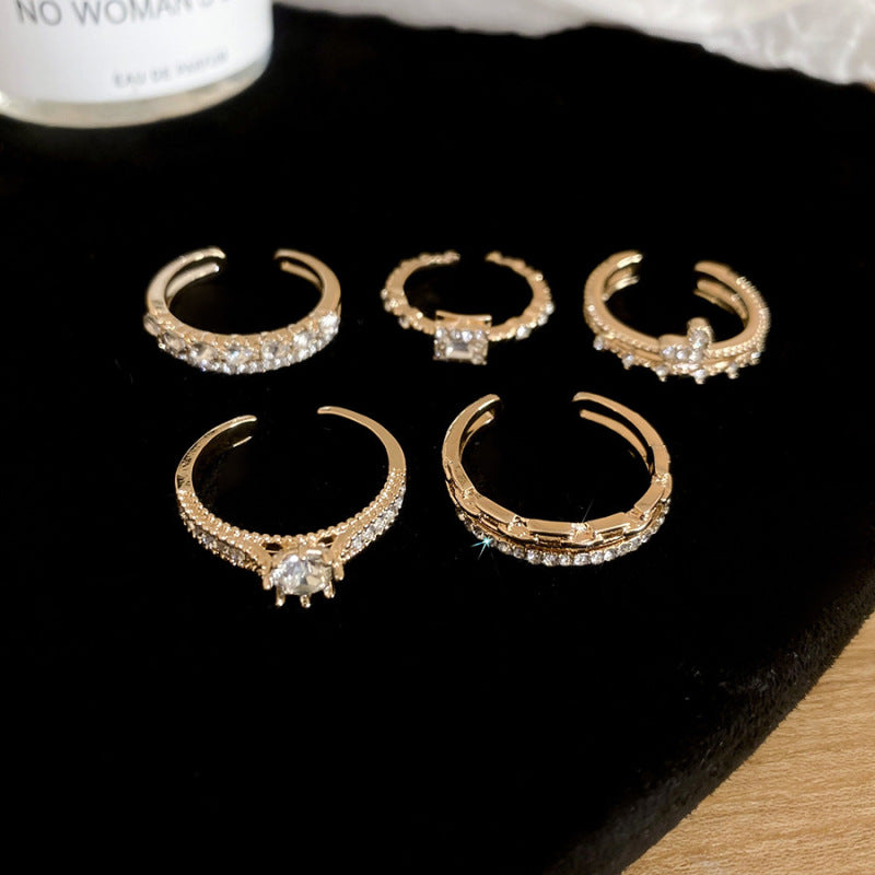 Flower Wheat Open Niche High Sense Index Finger Daily Commuting Bracelets