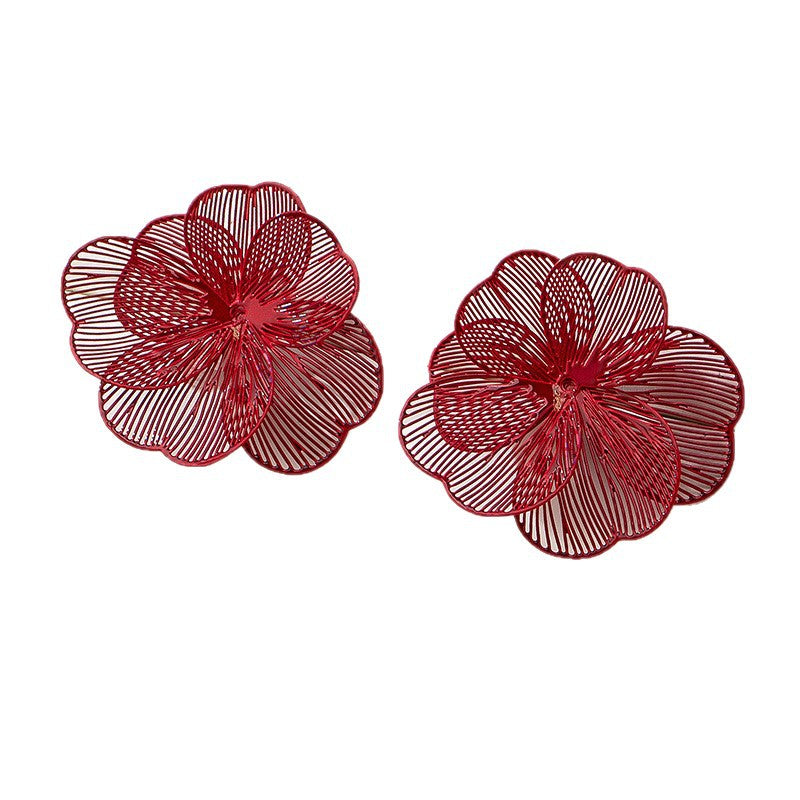 Women's Exaggerated Elegant For Special Interest Light Luxury Left Right Stud Earrings