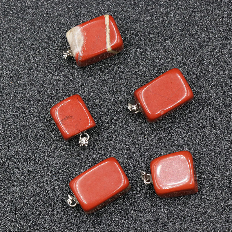 Stone Crystal Agate Small Colorful Jade Irregular Pendants