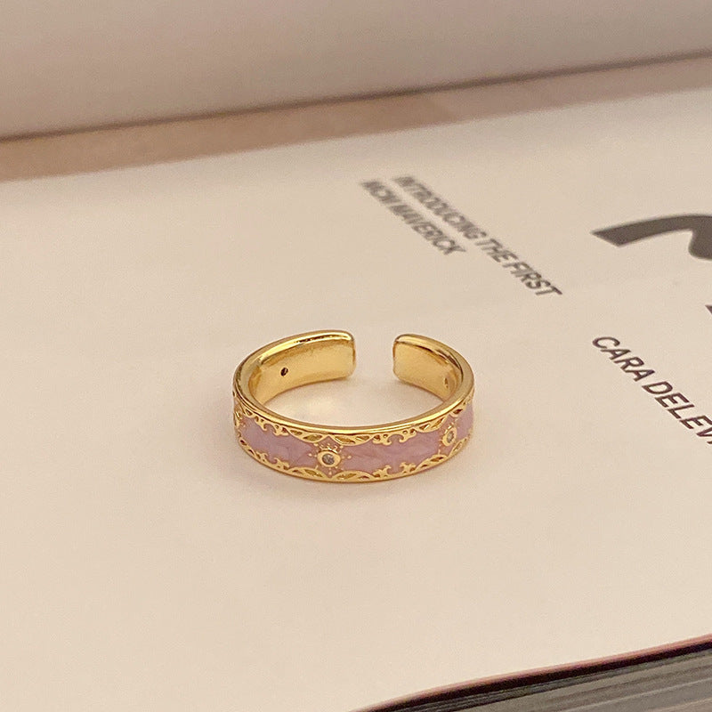 Female Fashion Retro Personality Minimalism Korean Style Rings