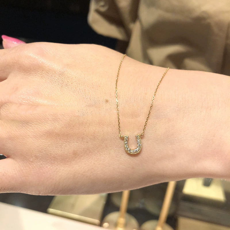 Women's Horseshoe U-shaped For Simple Clavicle Chain Neck Necklaces