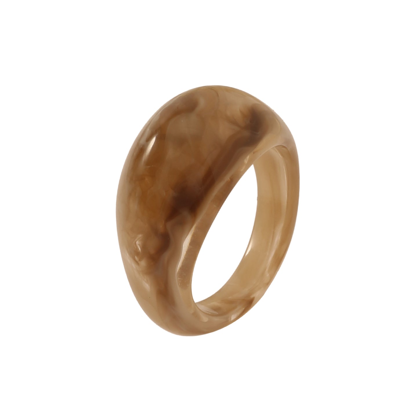 Vintage Geometric Colorful Resin Couple Fashion Rings