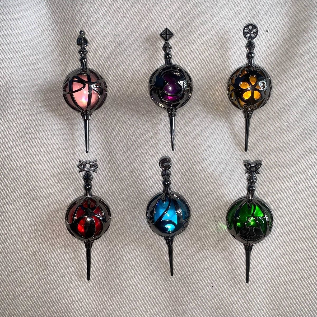 Of Soul Gem Deer Eye Round Pendants