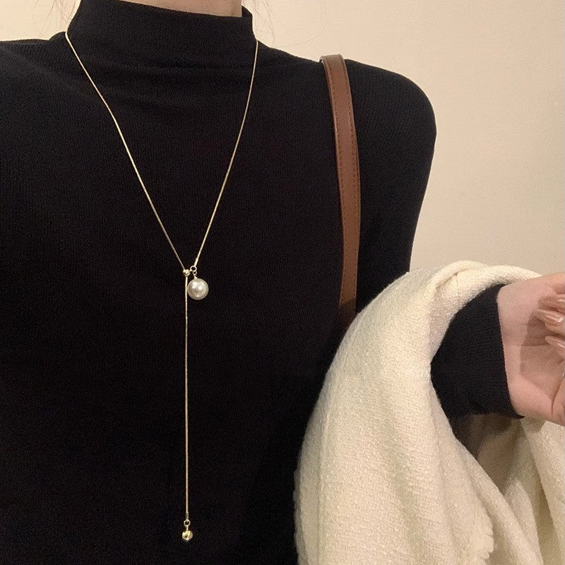 Women's Adjustable Pearl For Light Luxury Minority Necklaces