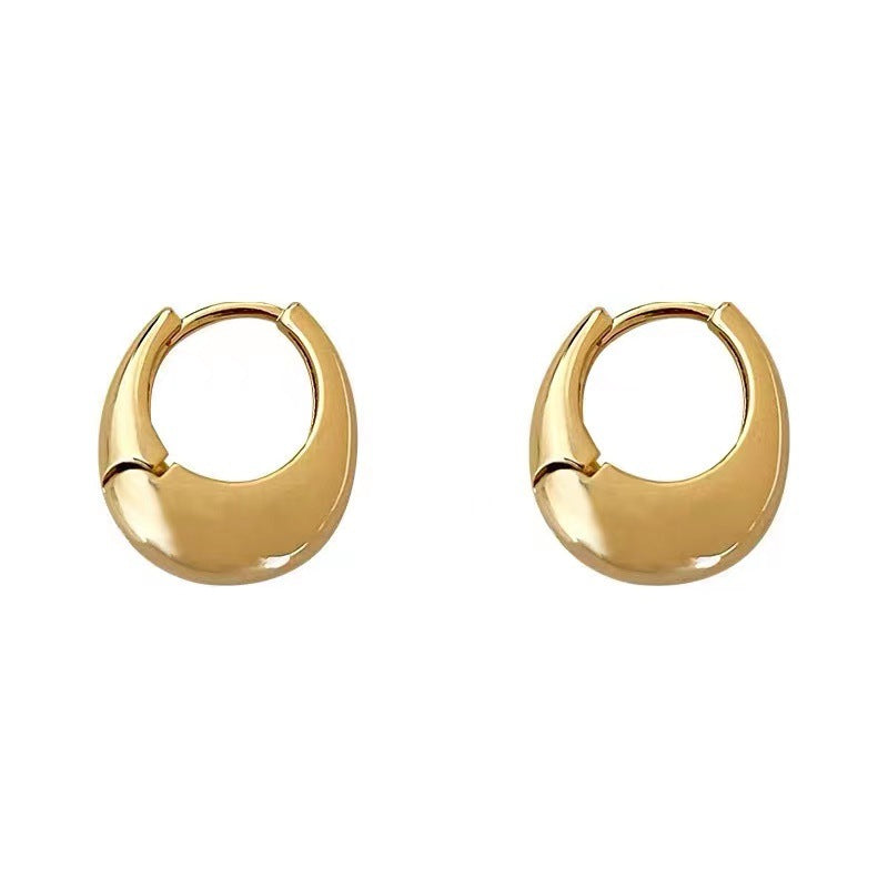 Women's Metal Simplicity Geometric Cold Style High-grade Light Luxury Earrings