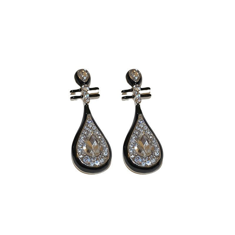 Women's Shaped National Fashion Stylish Water Drop Butterfly Earrings