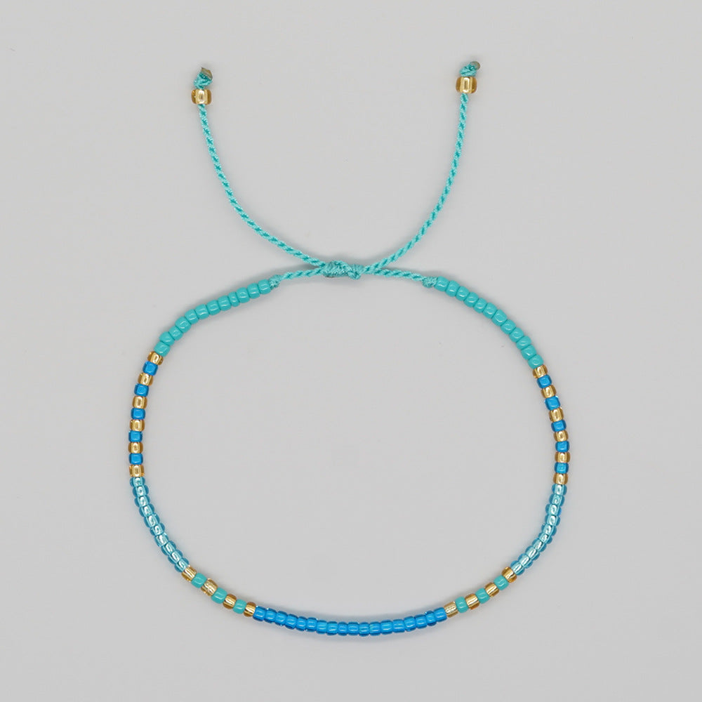 Women's Niche Minimalist Design Bohemian Style Colorful Bracelets