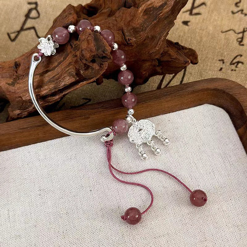 Women's Ceramic High-grade Beaded Ethnic National Fashion Vintage Weave Bracelets