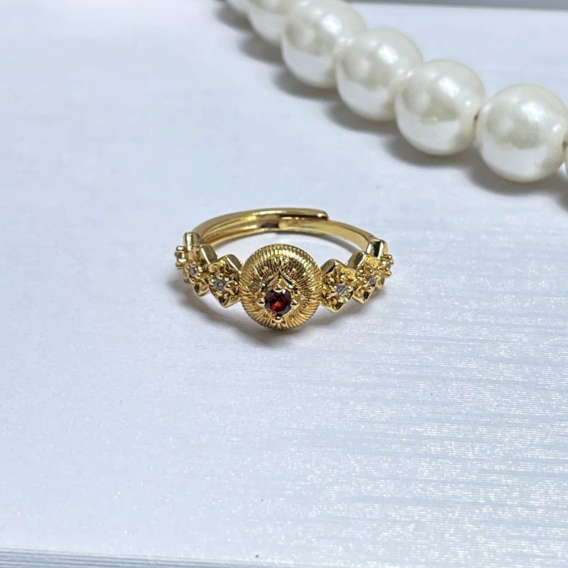 Brushed Simple Opening Female Refined Grace Rings