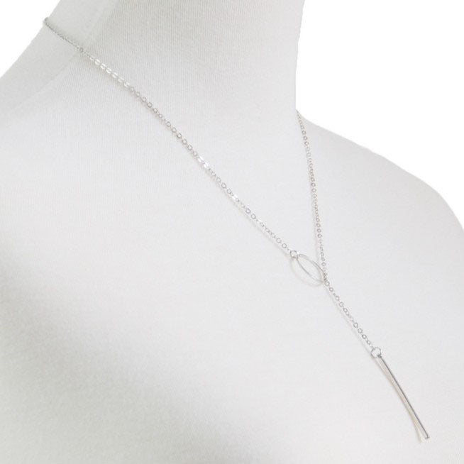 Innovative Simple Chain Eyelet Long Jewellery Necklace