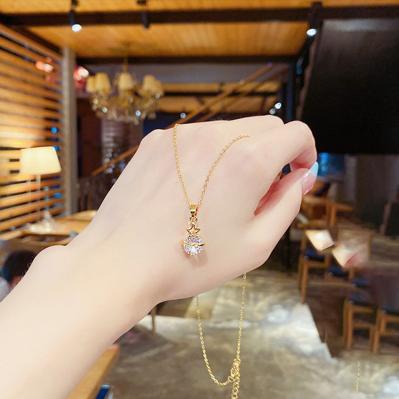 Women's Luxury Titanium Steel For Niche Design Necklaces
