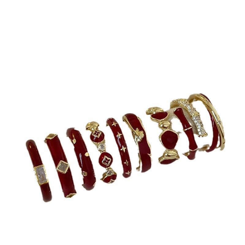 Open Collection Female Personality Fashion Exquisite Rings
