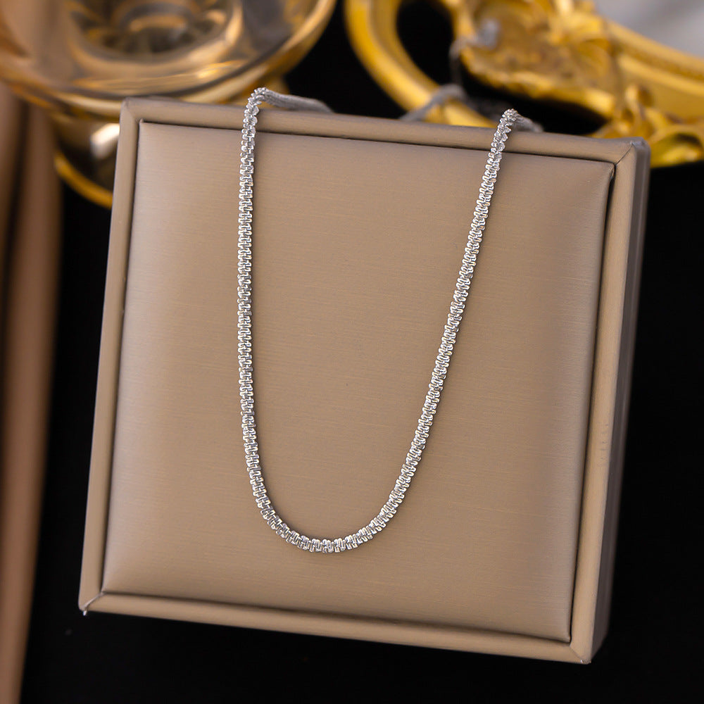 Fashion Niche Starry Titanium Steel Female Necklaces