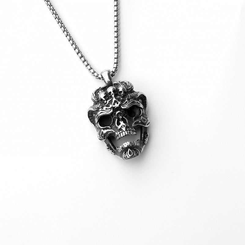Popular Ornament Vintage Viking Boys Titanium Steel Necklaces