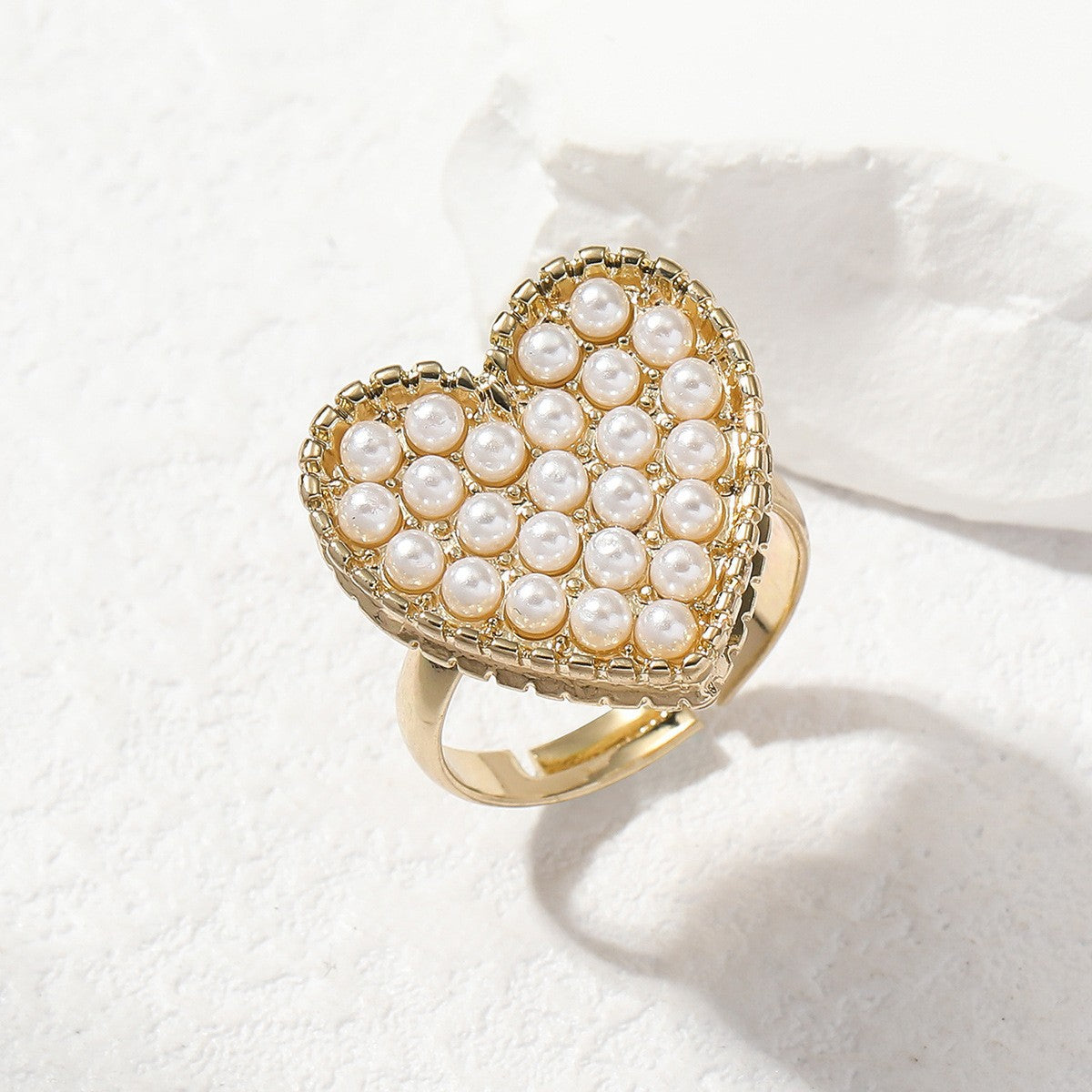 French Retro Baroque Flower Open Fashion Rings