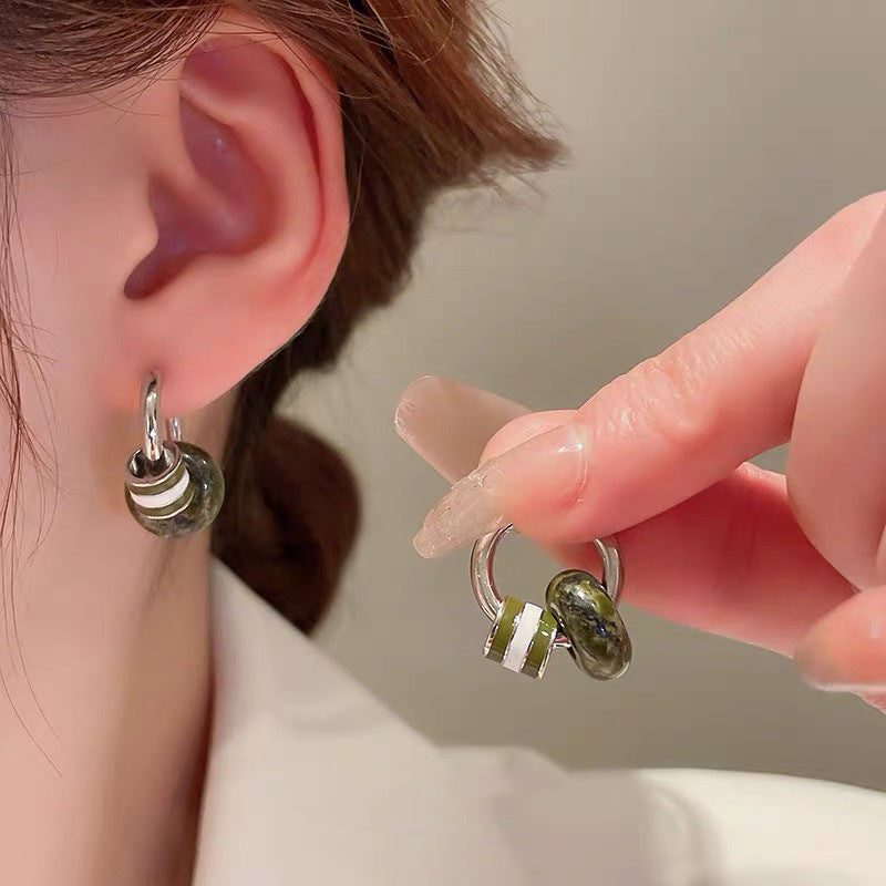 Circle Niche Design High-grade Cold Style Earrings