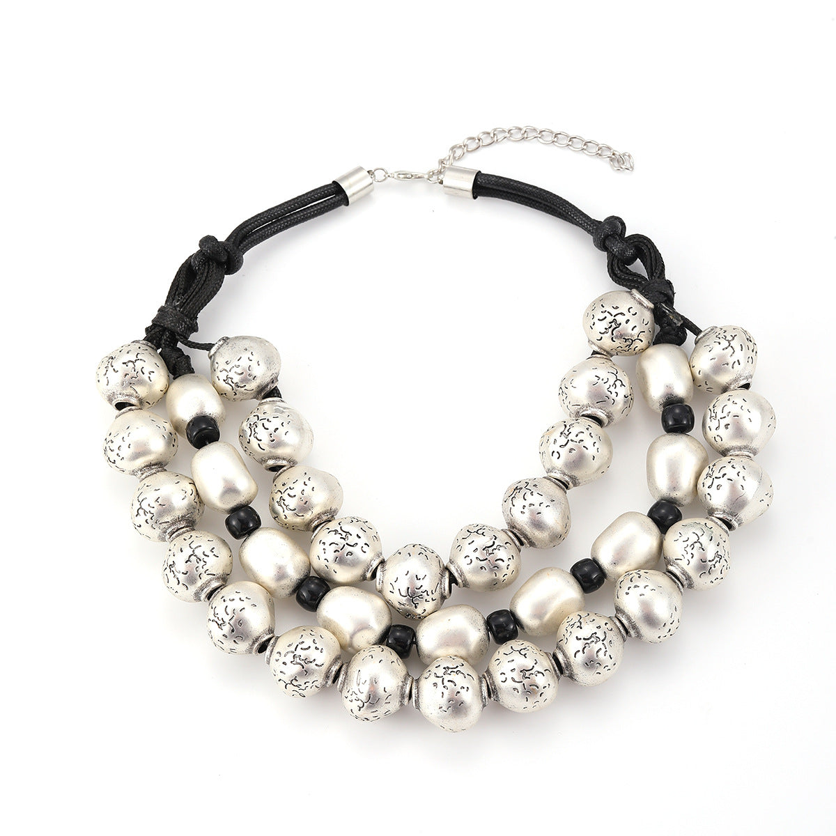 Women's Creative Z Exaggerated Gold Beads Necklaces