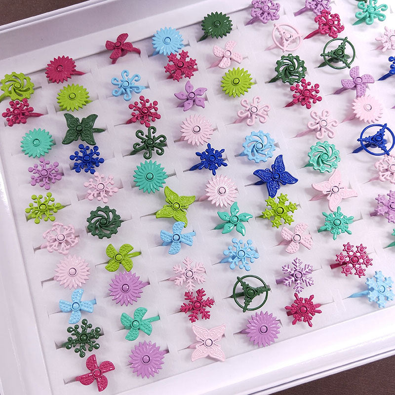 Color Elementary School Toy Ornament Activity Gift Small Goods Rings