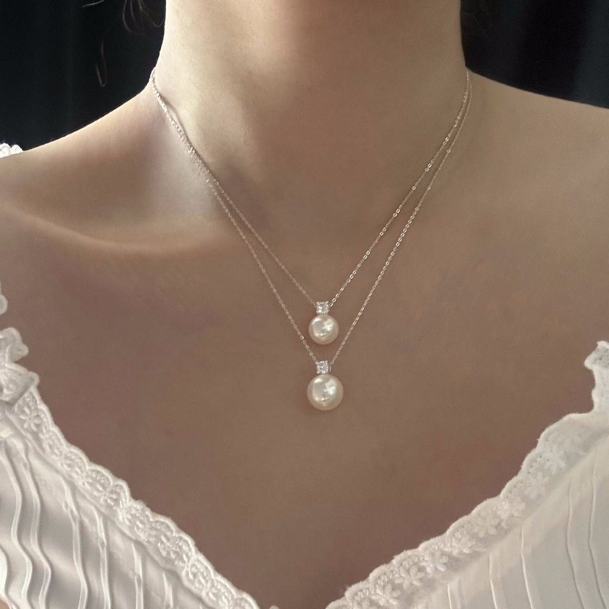 Women's Princess Diana French Classic High-grade Pearl Necklaces