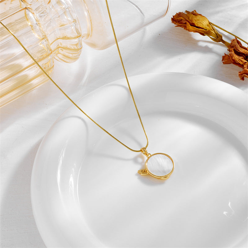 Fashion Creative Design Retro High Class Elegant Diamond Flower Necklaces
