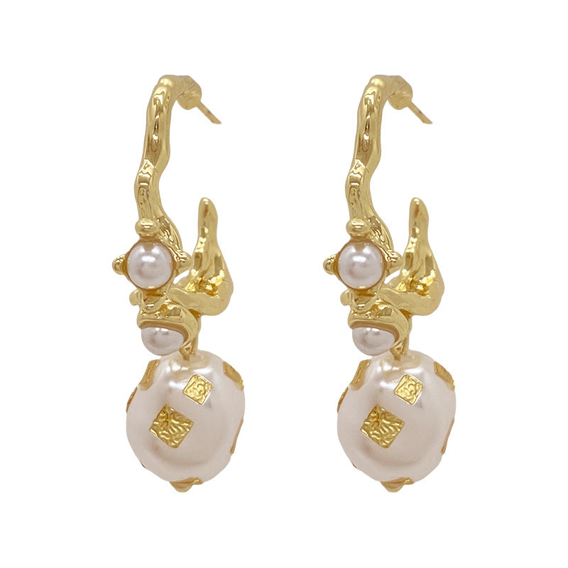 French Pearl Type Ear High-grade Fairy Temperamental Rings