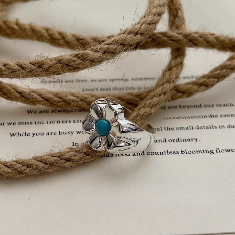 Women's Simple Pearl Butterfly Sterling Sier Special Interest Rings