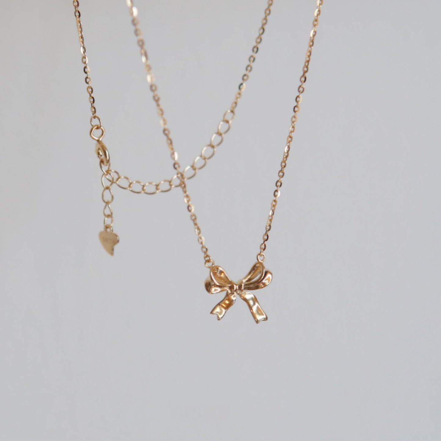 Women's Bow Sterling Sier Gold-plated Graceful Niche Necklaces