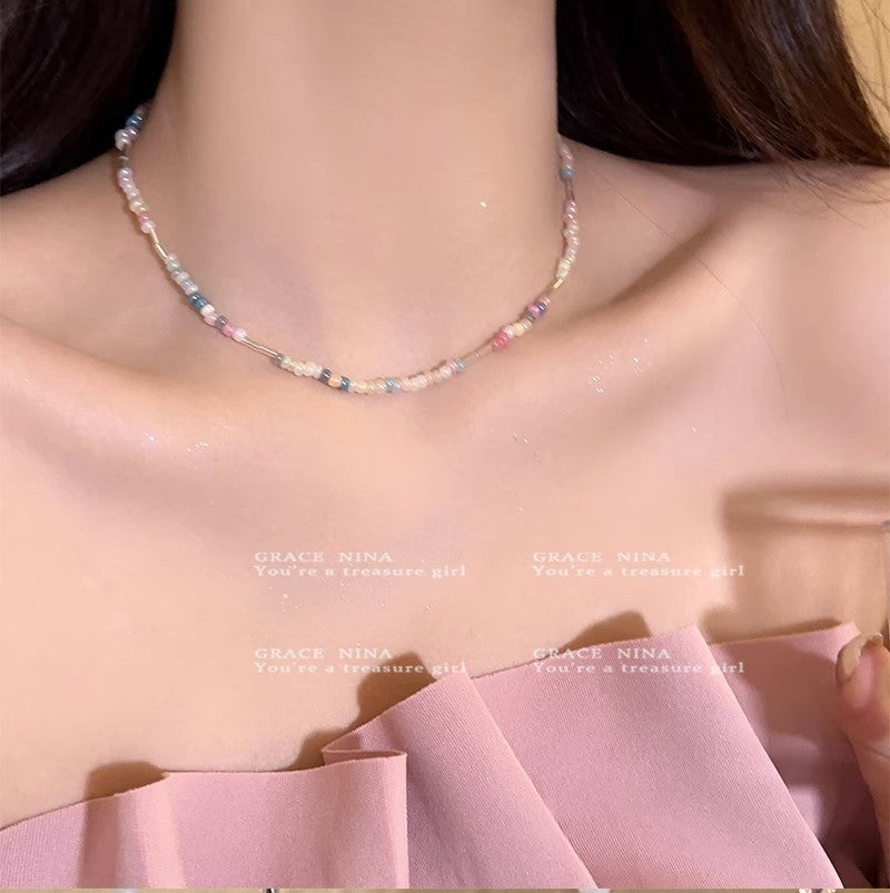 Female Niche High-grade Versatile Light Luxury Clavicle Necklaces