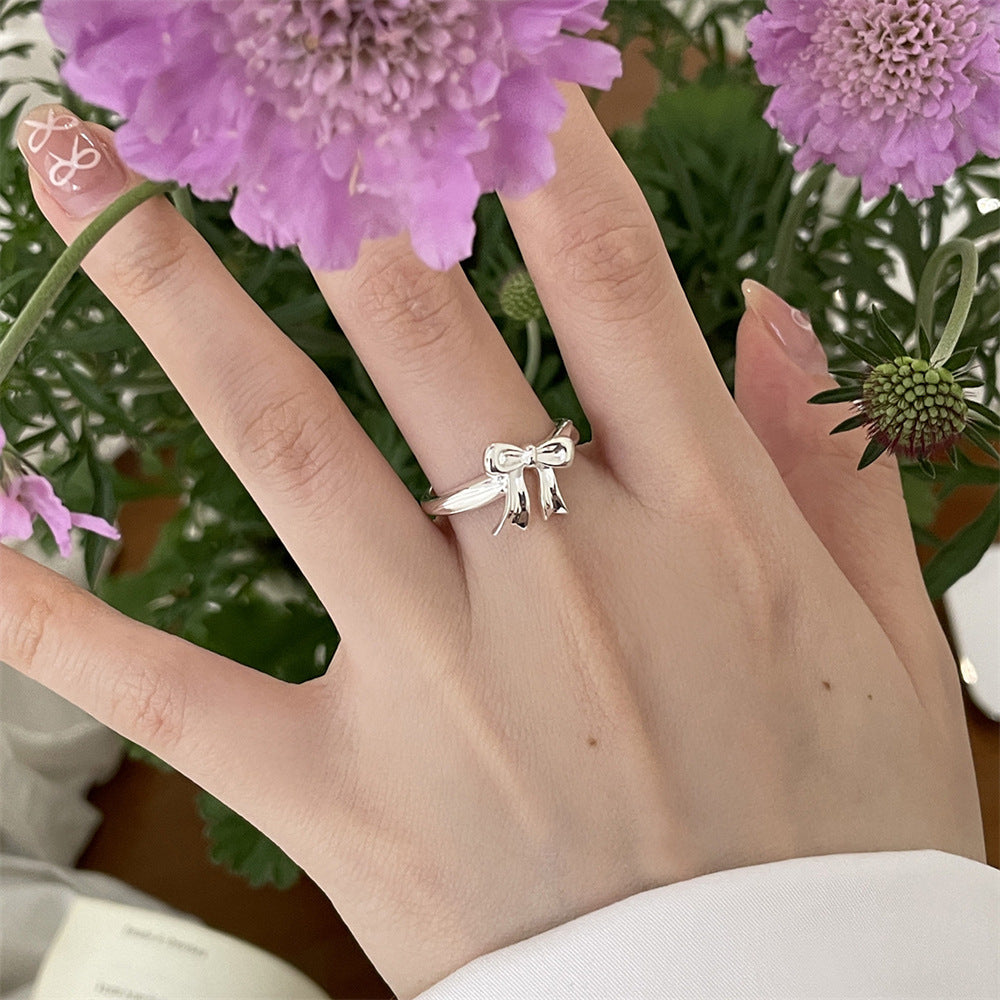 Female Stall Twin Sier Plated Niche Rings