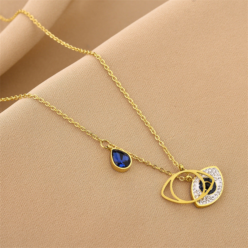 Women's Eye Advanced Version Chain With Diamond Necklaces