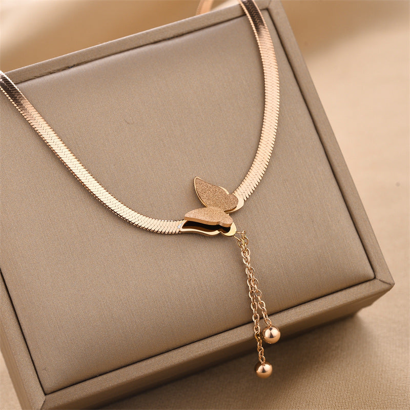 Women's Titanium Steel Ornament Simple Fashion Personality Necklaces