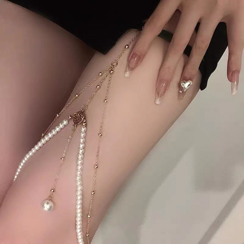 Women's Fashion Diamond Garden Bead Body Charm Necklaces