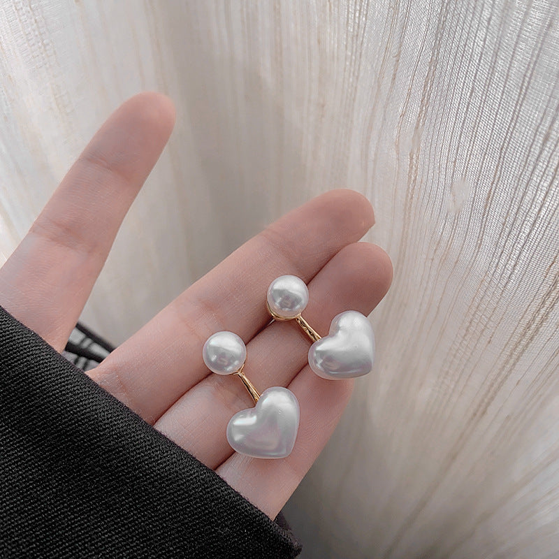Women's Sier Pin Korean Style High Sense Special Earrings