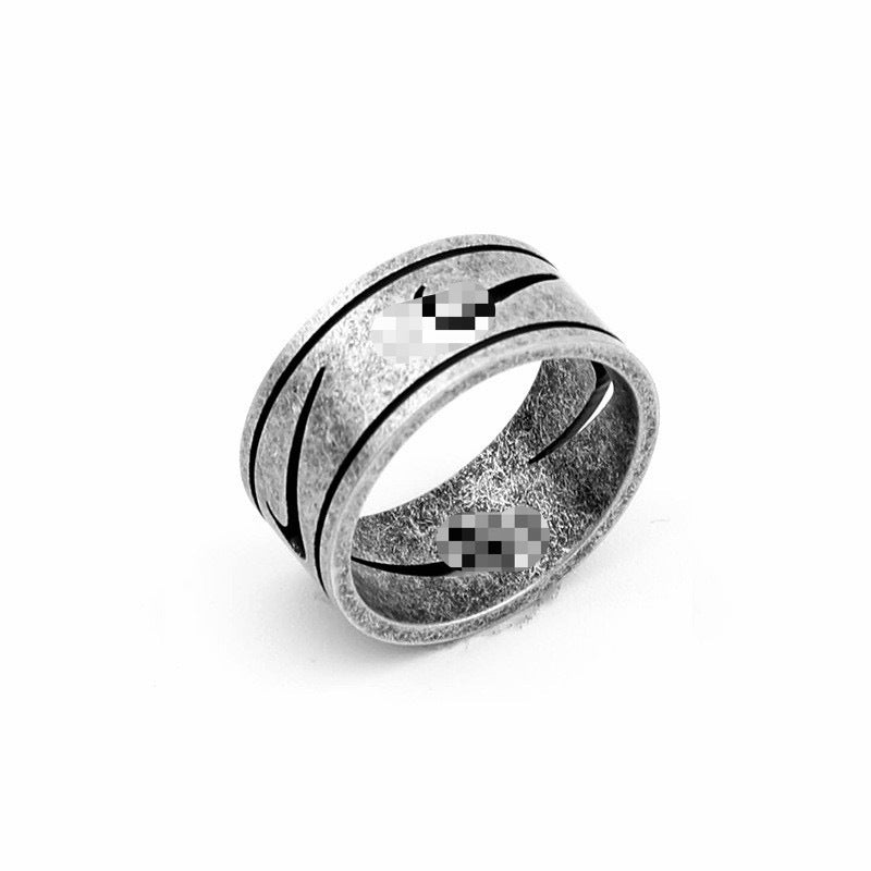 Women's & Men's Hook Hip Hop Cool Street Style Creative Titanium Steel Little Rings