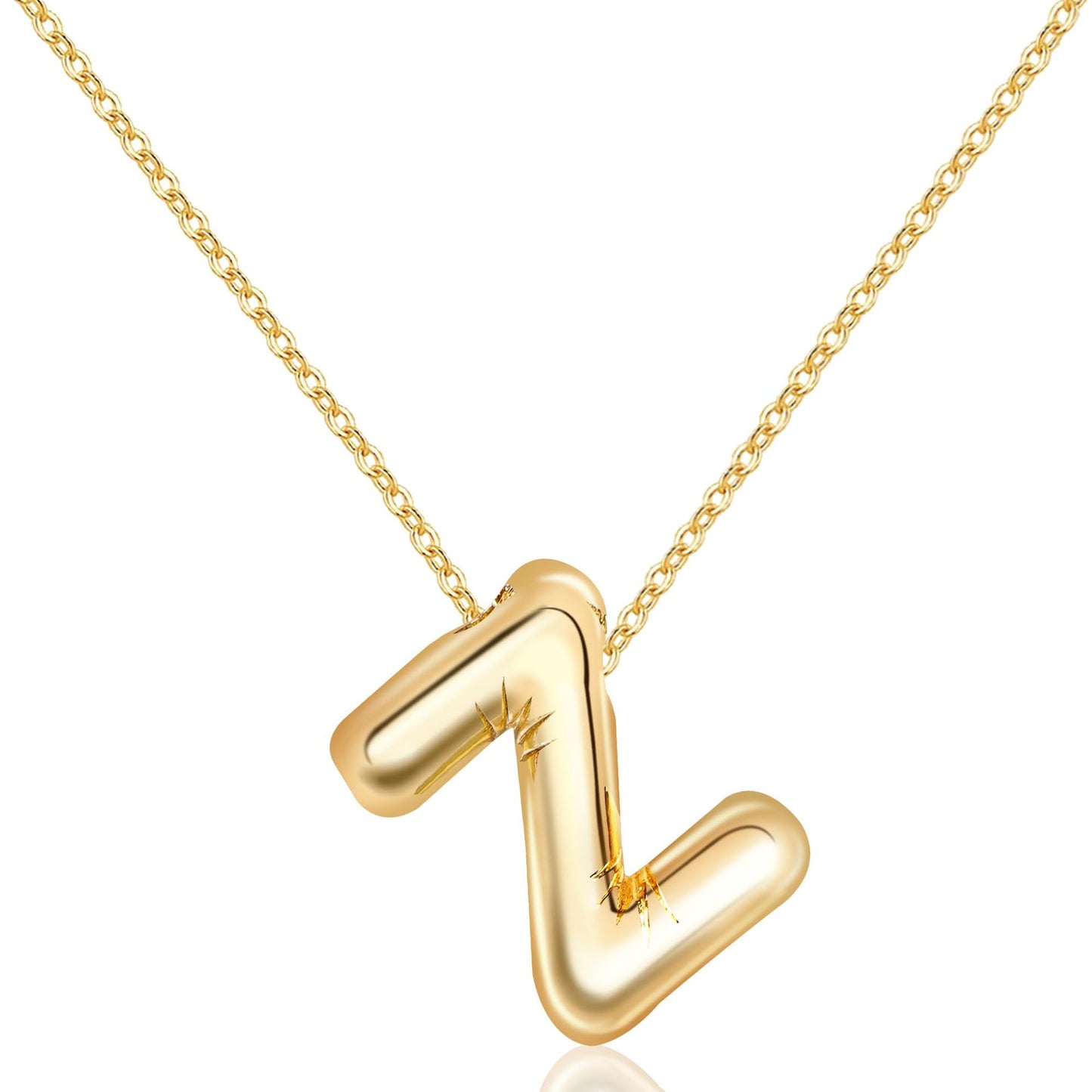 Chubby Gold English Letter Female Hip Necklaces