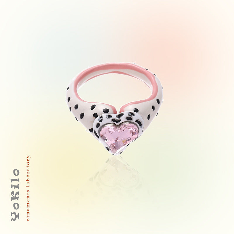 Female Affordable Luxury Style High-grade Drop Oil Rings