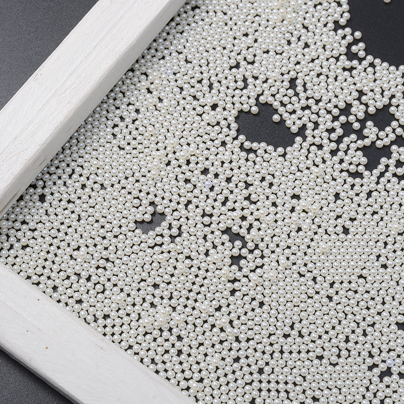 Imitation Pearl Paint Round Beads Beaded Jewelry Accessories