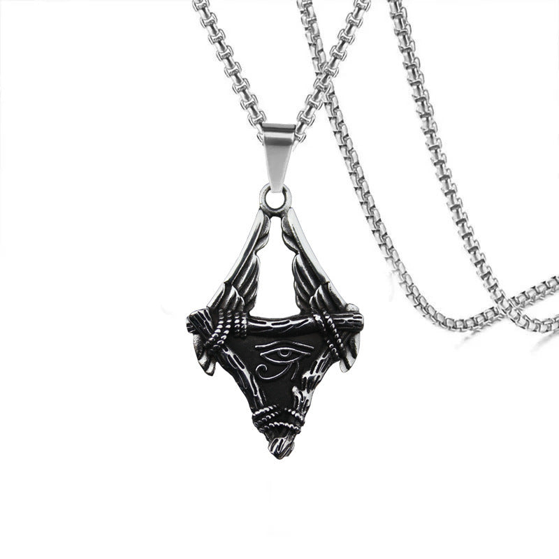 Popular Ornament Vintage Viking Boys Titanium Steel Necklaces