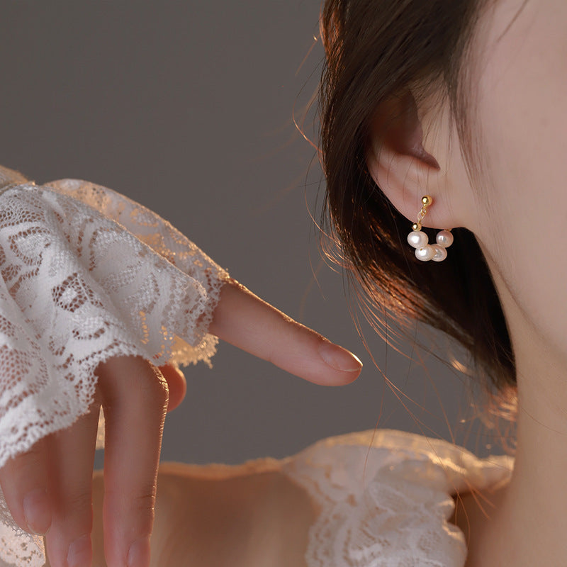 Women's French Elegant High-grade Light Luxury Spring Earrings