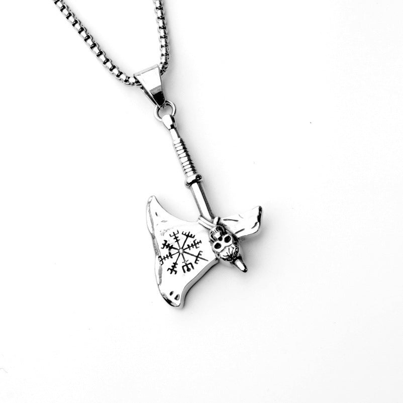 Popular Ornament Vintage Viking Boys Titanium Steel Necklaces