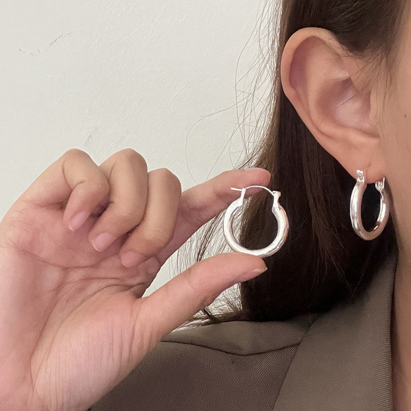 Circle Niche Design High-grade Cold Style Earrings