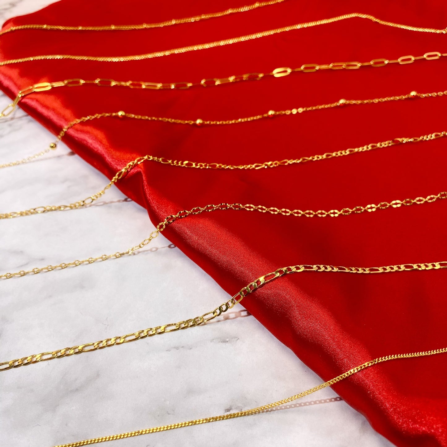 Women's Alluvial Gold Fine Vacuum Electroplated Ball Necklaces