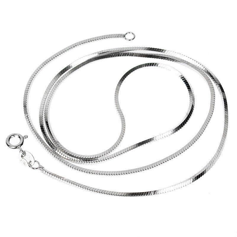 Women's Chain For Clavicle Plain Gold Extremely Necklaces