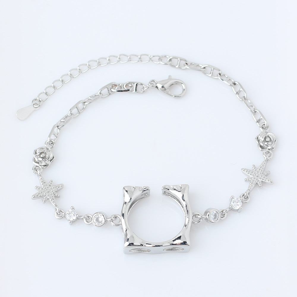 Frame Holder Transfer Beads Delicate Pearl Pot Cover Knob Bracelet