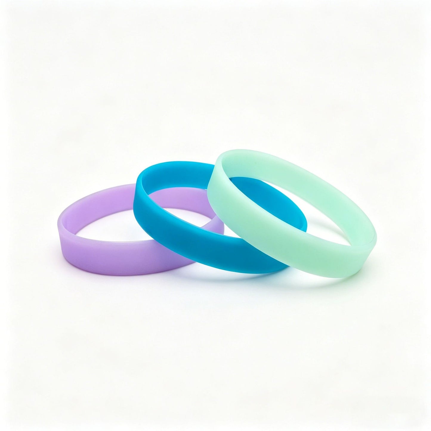 Adult Solid Color Luminous Wristband Silicone Bracelets