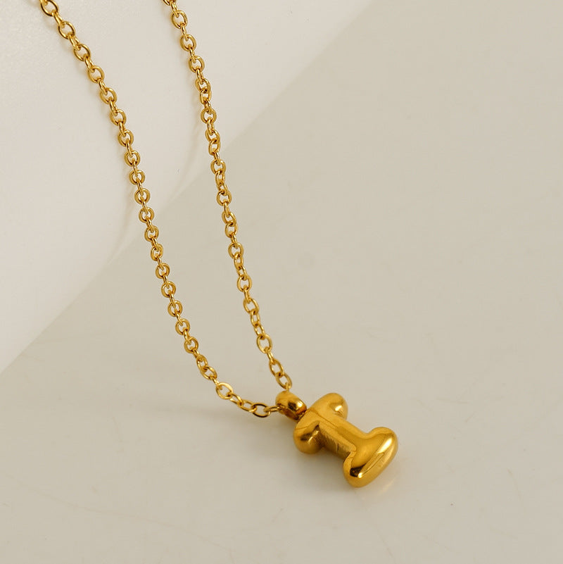 Fashion Simple Temperament English Letter Stainless Necklaces