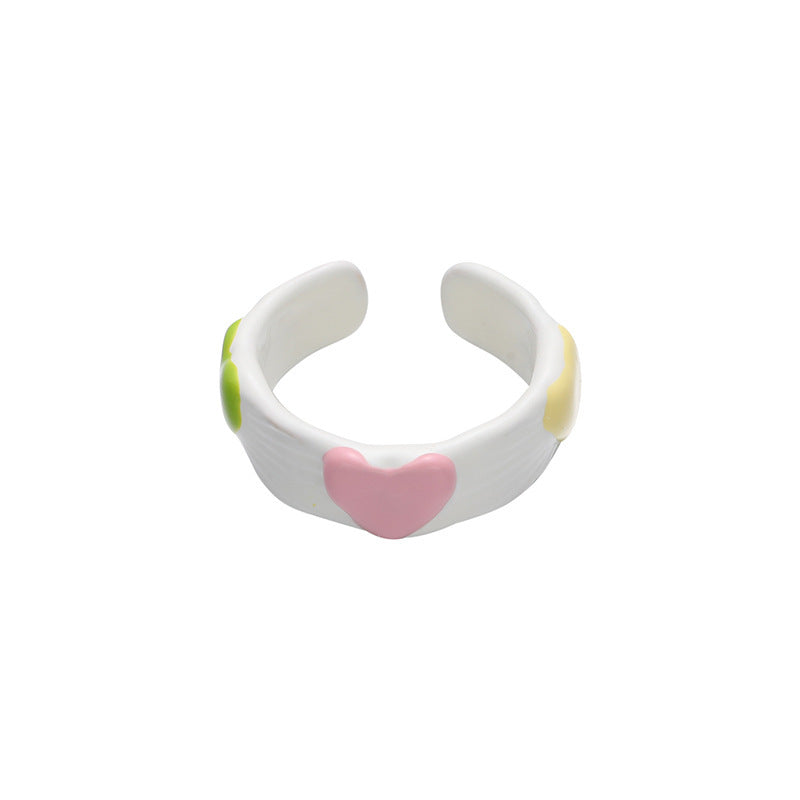 Female Affordable Luxury Style High-grade Drop Oil Rings