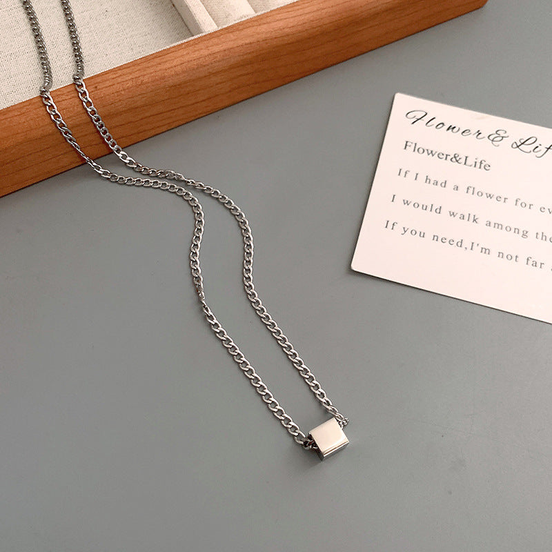 Men's Steel Trendy Design High-grade Clavicle Chain Personalized Necklaces