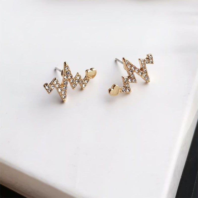 Needle High-grade Pearl Bow Flower Tulip Earrings